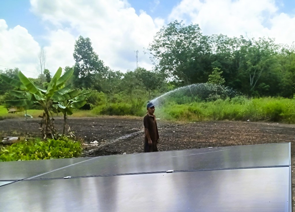 Panel Surya di Pulau Semambu: Panen Terjaga, Api&nbsp;Reda